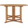 vidaXL Garten-Esstisch Klappbar 110 x 110 x 75 cm Teak/braun