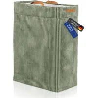 Lycce Wäschekorb Cord – Nischenwäschekorb platzsparend & praktisch waschbare