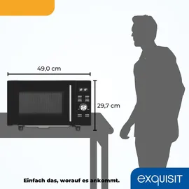 Exquisit MW8023-F-240DIG Schwarz