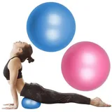 luxuskollektion Gymnastikball 25cm Soft Yoga Ball mit Strohhalm Anti-Burst