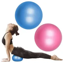 luxuskollektion Gymnastikball 25cm Soft Yoga Ball mit Strohhalm Anti-Burst