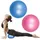 luxuskollektion Gymnastikball 25cm Soft Yoga Ball mit Strohhalm Anti-Burst