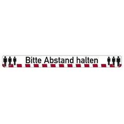 Bodenmarkierungsband Bitte Abstand halten