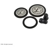 3M Deuschland GmbH Stethoskop Littmann Zubehör für Stethoskope, (Spar Set, Ersatz-Ohrstöpsel, Membran Ersatz), Littmann Ersatzteile, Medizinische Geräte Zubehör schwarz