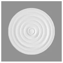 PROVISTON - Stuckrosette Polystyrol Durchmesser 400 mm Weiß Deckenrosette