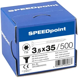 SPAX Speedpoint Universalschraube tx Verzinkt Teilgewinde Se