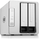 TERRAMASTER F2-423 2 Bay Hochleistungs NAS Gehäuse - Netzwerkspeicher mit 2.5GbE Konnektivität, N5095 Quad-Core-CPU, 4 GB DDR4 RAM, Netzwerkspeicherserver (ohne Festplatte)