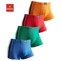 Authentic Underwear Boxer »Boxershorts für Herren« Packung, 4 Stk., mit kontrastfarbigen Streifen seitlich