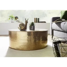 Wohnling Couchtisch gold 75 cm
