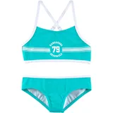 KangaROOS Bustier-Bikini für Kinder, türkis 10-11J