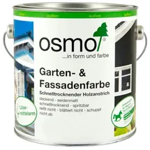 OSMO Garten- & Fassadenfarbe Reinweiß 0,75 l