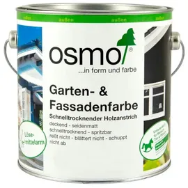 OSMO Garten- & Fassadenfarbe Reinweiß 0,75 l