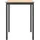vidaXL Bartisch Natur 80 x 80 x 105 cm Massives Kiefernholz Beige