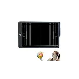 Generique LCD-Notizblock, LCD-Zeichenbrett – Taktiktafel, LCD-Notizblock, Briefbeschwerer für Handballtrainer, LCD-Notizblock, Wasserball-Trainingsausrüstung für Spielfeld