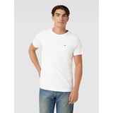 Tommy Jeans Slim Fit T-Shirt mit Label-Stitching im 2er-Pack, Weiss, XL