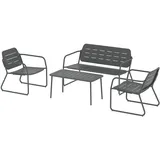 casa.pro Andria Loungeset anthrazitgrau