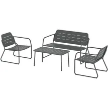 casa.pro Andria Set 4-tlg. Anthrazitgrau