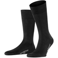 Falke Herren Socken Cool 24/7 Businessstrumpf, Kurzstrumpf, Uni Schwarz 41-42