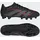 adidas Predator Club FG/MG Fußballschuh schwarz|grau|rot 43 1/3 - Core Black/Grey Four/Lucid Red, -