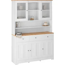 Home Affaire Buffet Kate 128 x 38 x 182 cm Weiß