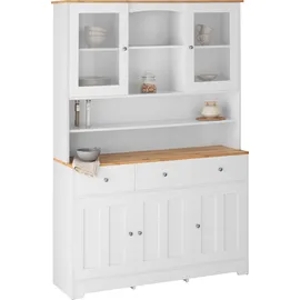 Home Affaire Buffet Kate 128 x 38 x 182 cm Weiß