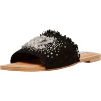 Steve Madden Pantoletten Pantoletten Textil - Schwarz - 42
