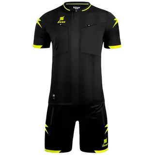 Zeus Kit Arbitro Marko Schiedsrichter Trikot Set 2-tlg. Schwarz/Gelb-M