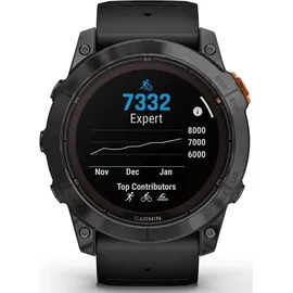 Garmin fenix 7X Pro Solar schwarz/schiefergrau