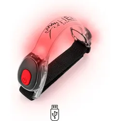 LED - Armbandbeleuchtung - Laufbeleuchtung - Rot, USB-aufladbar rot F0