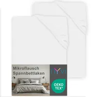 Nyvi Spannbettlaken DreamScience Mikroflausch - Kuschelweiches & Wärmendes Bettlaken