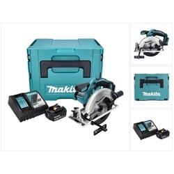 Makita, Handkreissäge, DSS 611 RF1J Akku Handkreissäge 18V 165 mm im Makpac + 1x 3,0Ah Akku + Ladegerät