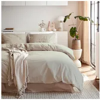Cinderella »Weekend« Bettwäsche-Set light sand 155x220+80x80 cm