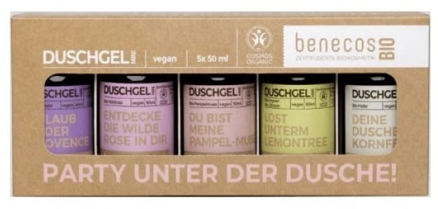 Benecos Duschgel Minis 5 Sorten Geschenkset 5x50 ml Frauen