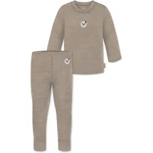 normani Outdoor Sports Baby Merino Pullover und Merino Hose in Beige | Gr.: 62