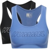 hummel Tola Sport-bh 2 Einheiten - Black / Marina - XS