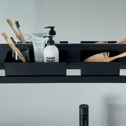 burgbad Fiumo Set zu Reling##Kunststoffboxen in Weiß Hochglanz ACHC013-ZUB