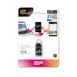 Silicon Power Mobile C31 64 GB schwarz USB 3.2