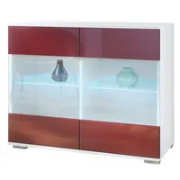 Vladon Kommode, Bordeaux, 92.5x75.5x35 cm, Wohnzimmer, Kommoden & Sideboards,