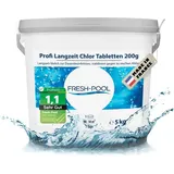 fresh-pool Profi Langzeit Chlor Tabletten 200g 5 kg