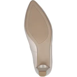 CAPRICE Pumps aus Leder mit Trichterabsatz, Cremefarben (Cream Perlato), 40.5 EU | Gr.: