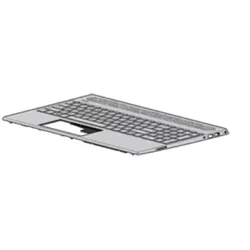 HP L35339-A41, Gehäuse-Unterteil+Tastatur, Belgisch, Tastatur mit Hintergrundbel