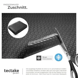 Tectake Pool-Solarfolie Schwarz 455 cm
