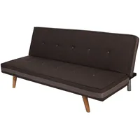 Mendler 3er-Sofa Herstal, Couch Schlafsofa Gästebett Bettsofa 177cm ~