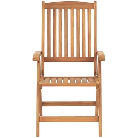 Beliani Gartenstuhl 54 x 54 x 105 cm blau 2 St.