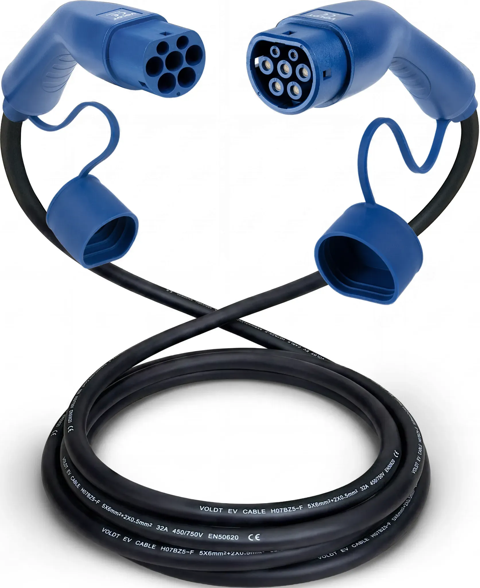 Voldt® Typ 2 | Mode 3 | 32a | 22kW Ladekabel | 30 Meter