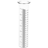 Housoutil Regen Manometer Regenmesser Für Garten 2Pcs Glas Regenmesser Ersatz Regenmesser R?hrchen Regenmesser Glasr?hrchenblüte Vase für Gartengarten im Freien nach Hause Regenmesser Labor Rohre