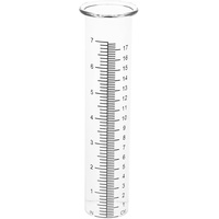 Housoutil Regen Manometer Regenmesser Für Garten 2Pcs Glas Regenmesser Ersatz Regenmesser R?hrchen Regenmesser Glasr?hrchenblüte Vase für Gartengarten im Freien nach Hause Regenmesser Labor Rohre