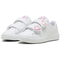 Puma Smash 3.0 Badges Sneakers Mädchen PUMA WEISS|rosa|rosa 34.5