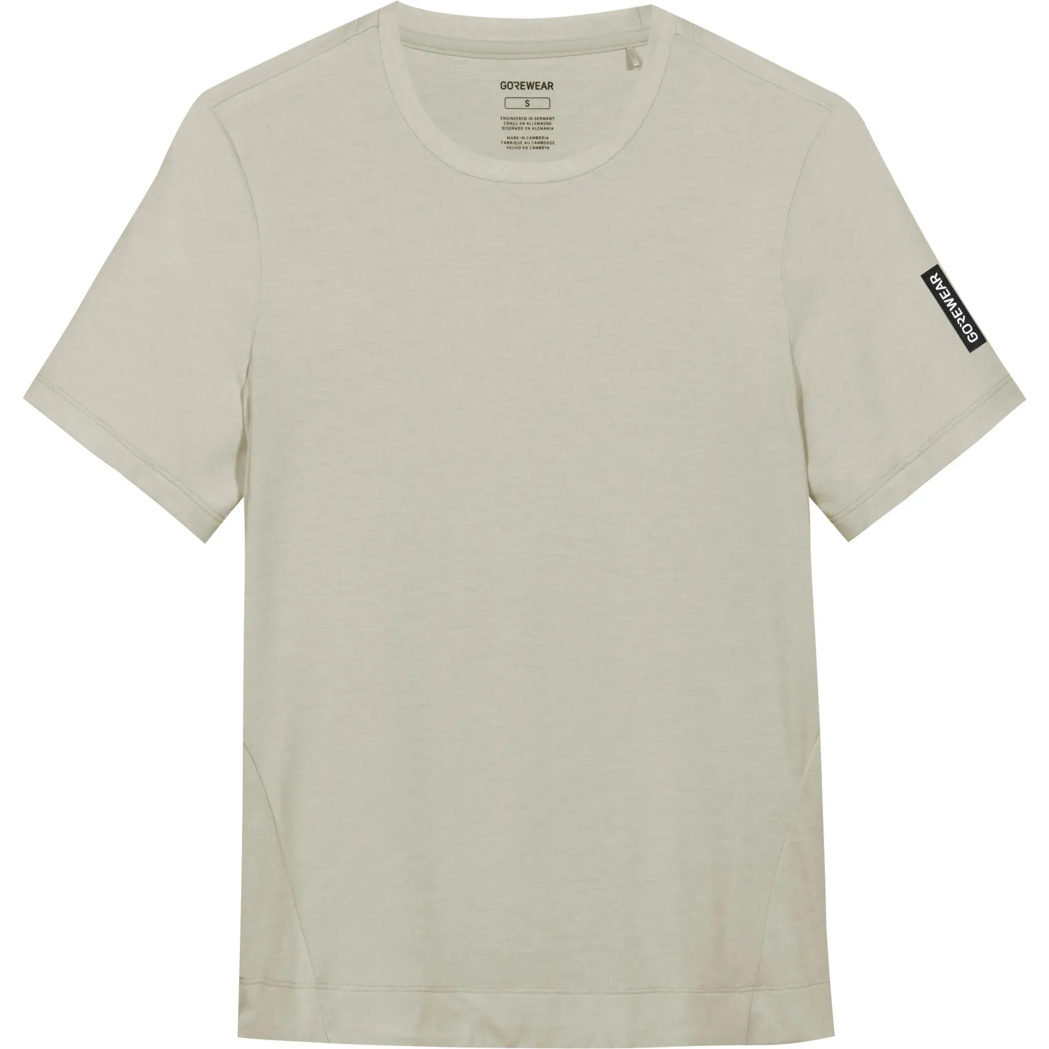 GOREWEAR Funktionsshirt Damen in tech beige, Größe S - beige