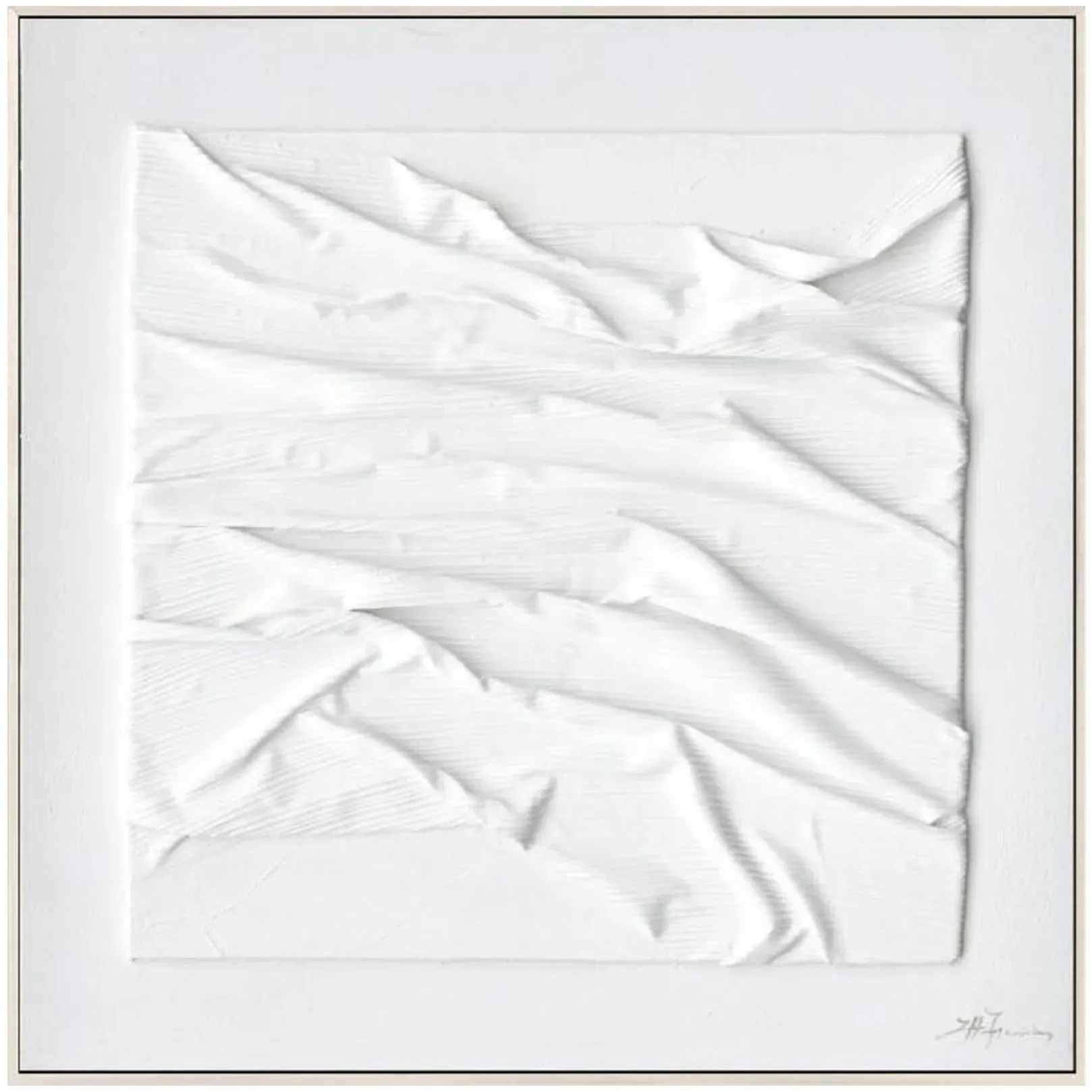 die Faktorei »Crushed Paper« Wandbild 100x100 cm